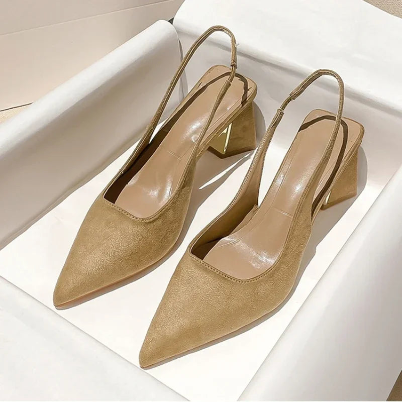 SAPATO SLINGBACK CAMURÇA - EUDORA