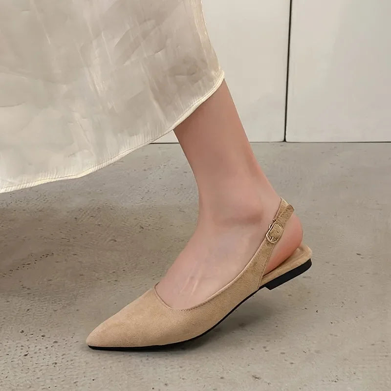 SAPATO SLINGBACK FIVELA CAMURÇA - EUDORA